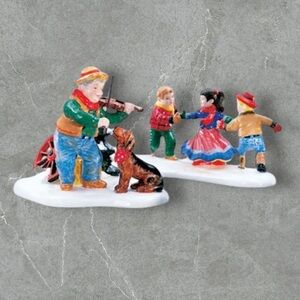 Department 56 At the Barn Dance “It’s Allemande Left” #54929 2 piece set